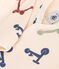 Babypyjama aus Baumwolle mit Printmotiv weiss AVALANCHE/ MULTICO