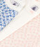 3er-Set Kurzarm-Baby-Bodys aus Baumwolle mit Blumenmuster variante 1