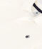 Kurzärmeliges Kinder-Poloshirt aus Baumwolle für Jungen weiss MARSHMALLOW