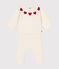 2-teiliges Baby-Strickset rot MARSHMALLOW/weiss CORRIDA
