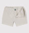 Baby-Shorts aus Seersucker MARECAGE/ MARSHMALLOW