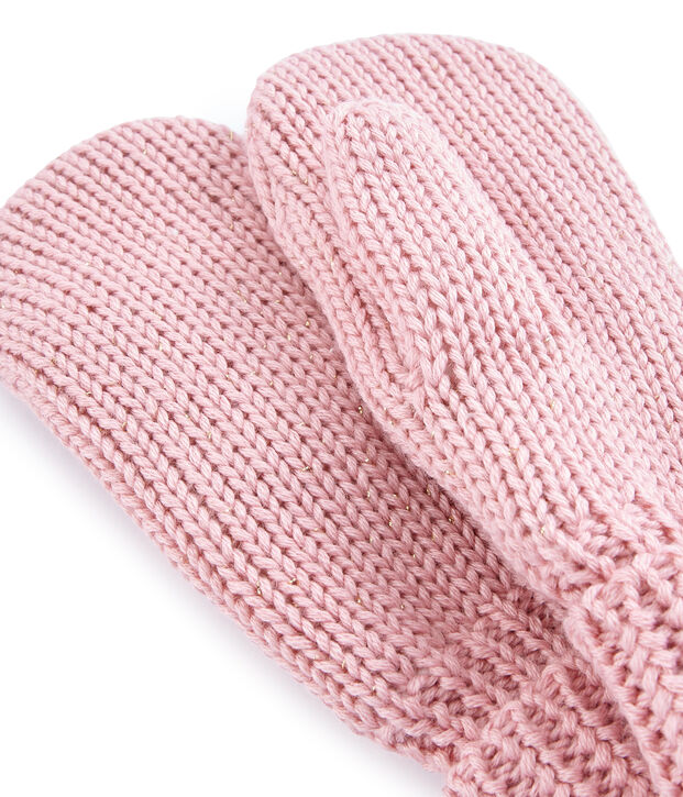 Kinderf&auml;ustlinge f&uuml;r M&auml;dchen rosa/gelb
