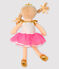 Tanzpuppe für kleine Mädchen rosa FLEUR/weiss MULTICO