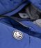 Einfarbige Kinder-Winterjacke blau