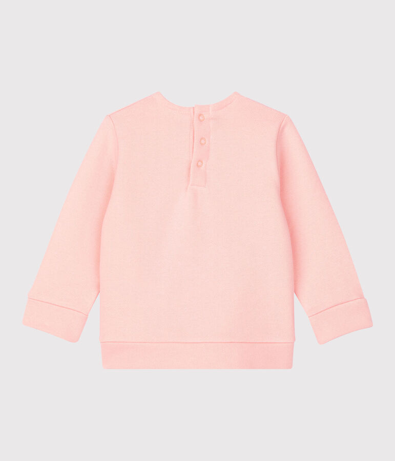 Baby-Sweatshirt aus Molton rosa MINOIS