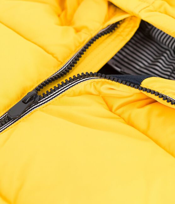 Einfarbige Kinder-Winterjacke  gelb JAUNE