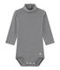 Unisex-Baby-Body mit Rollkragen im Milleraies-Ringelmuster