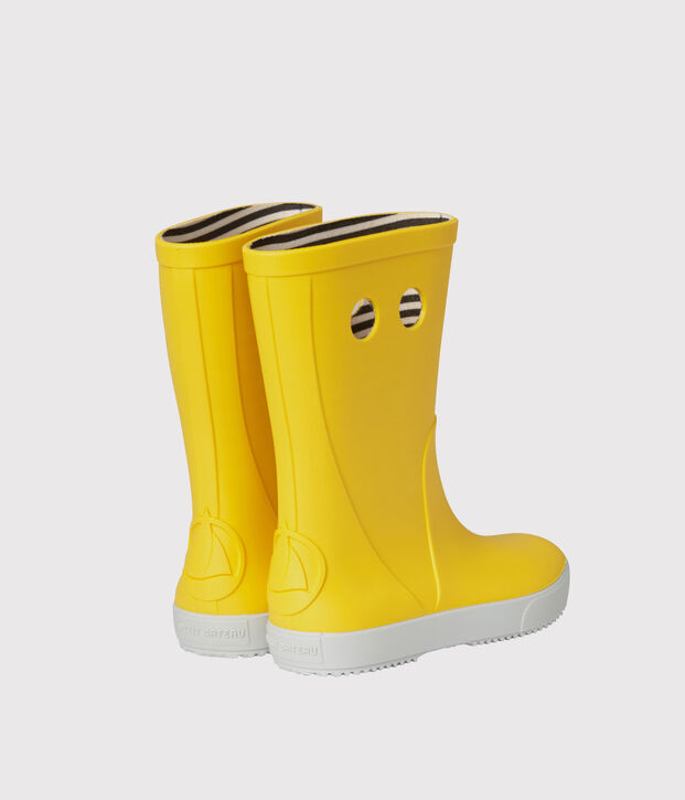Kinder-Regenstiefel M&auml;dchen/Jungen gelb