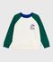 Kinder-Sweatshirt aus bedruckter Baumwolle MILK/ MULTICO