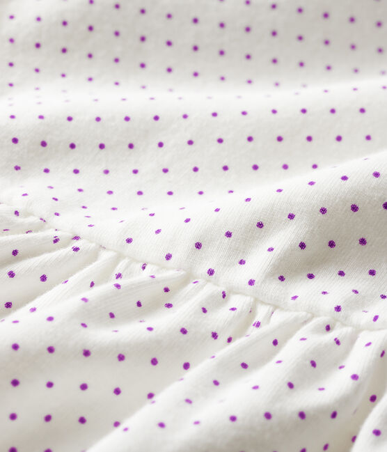 Baby-Bodykleid, bedruckt, für Mädchen violett REAL/weiss MARSHMALLOW