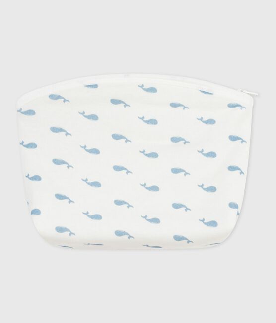Baby-Täschchen aus Baumwolle mit Paris-Motiv weiss MARSHMALLOW/weiss MULTICO