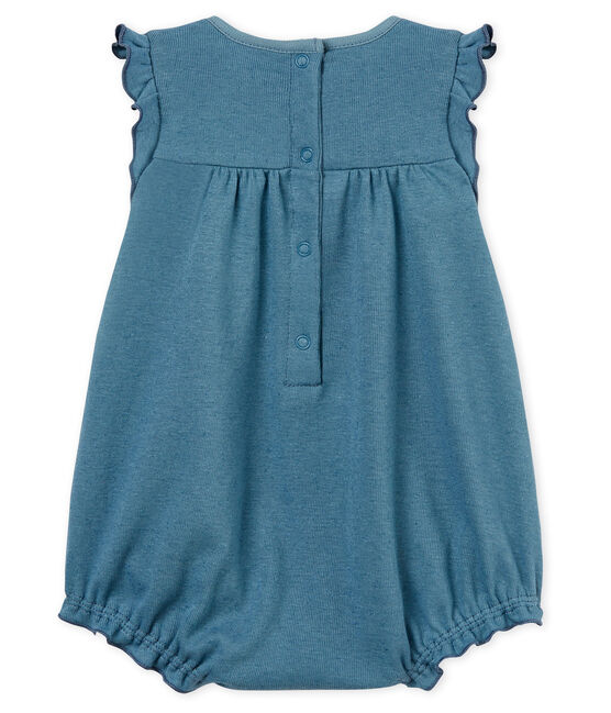 Baby-kurzoverall mädchen aus baumwolle/leinen FONTAINE