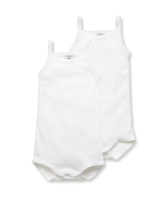 Duo Baby-Trägerbodys für Mädchen variante 1
