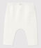Baby-Hose aus gesteppter Bio-Baumwolle in Weiß weiss MARSHMALLOW