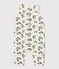 Langer Baby-Overall aus Molton weiss AVALANCHE/ MULTICO