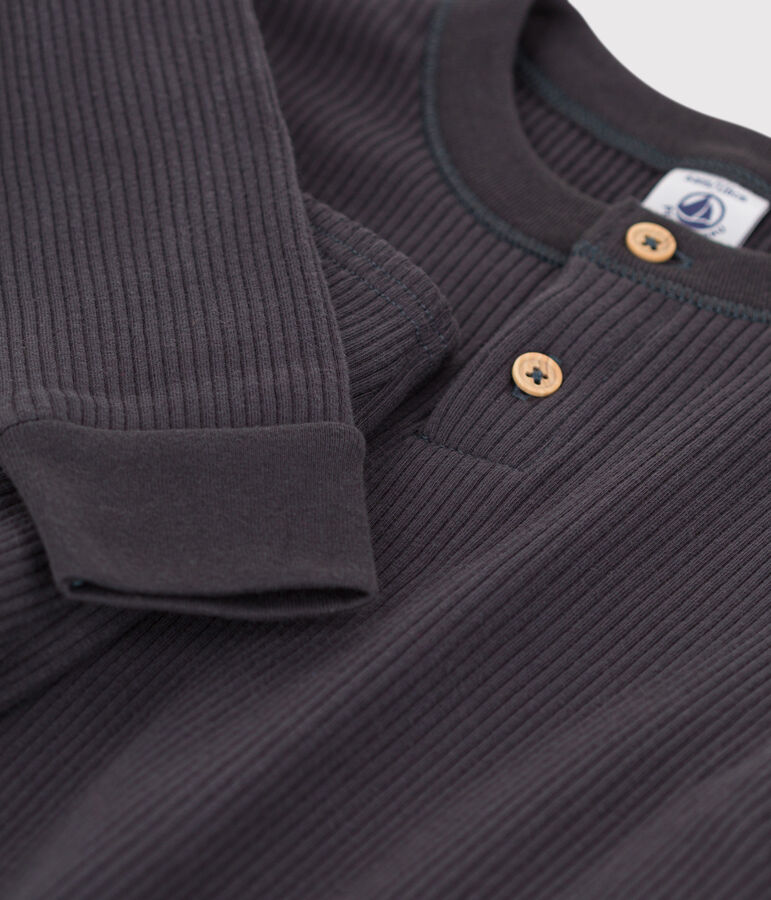 Kinderpyjama aus Baumwolle grau