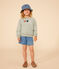 Kinder-Sweatshirt aus Molton für Mädchen grün HERBIER