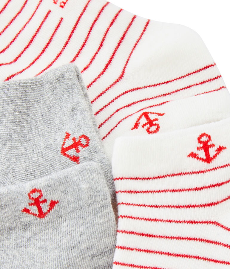 Set aus zwei Paar Kinderstr&uuml;mpfen f&uuml;r Jungen vielfarbig