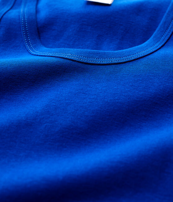 Tanktop aus Baumwolle für Damen blau SURF