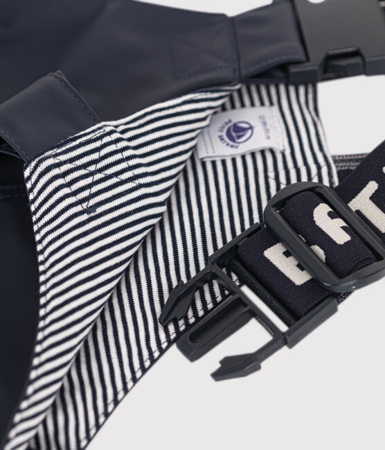 Lange Baby-Regenhose blau SMOKING
