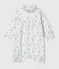 Baby-Overall aus Windelstoff für Mädchen weiss MARSHMALLOW/weiss MULTICO