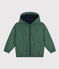 Warme Kinder-Windjacke für Jungen grün CROCO