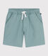 Kinder-Bermudashorts aus einfarbiger Baumwolle