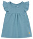 Kurzärmelige baby-bluse aus baumwolle/leinen mädchen