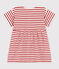 Kurzärmeliges Babykleid aus Frottee weiss AVALANCHE/ STOP