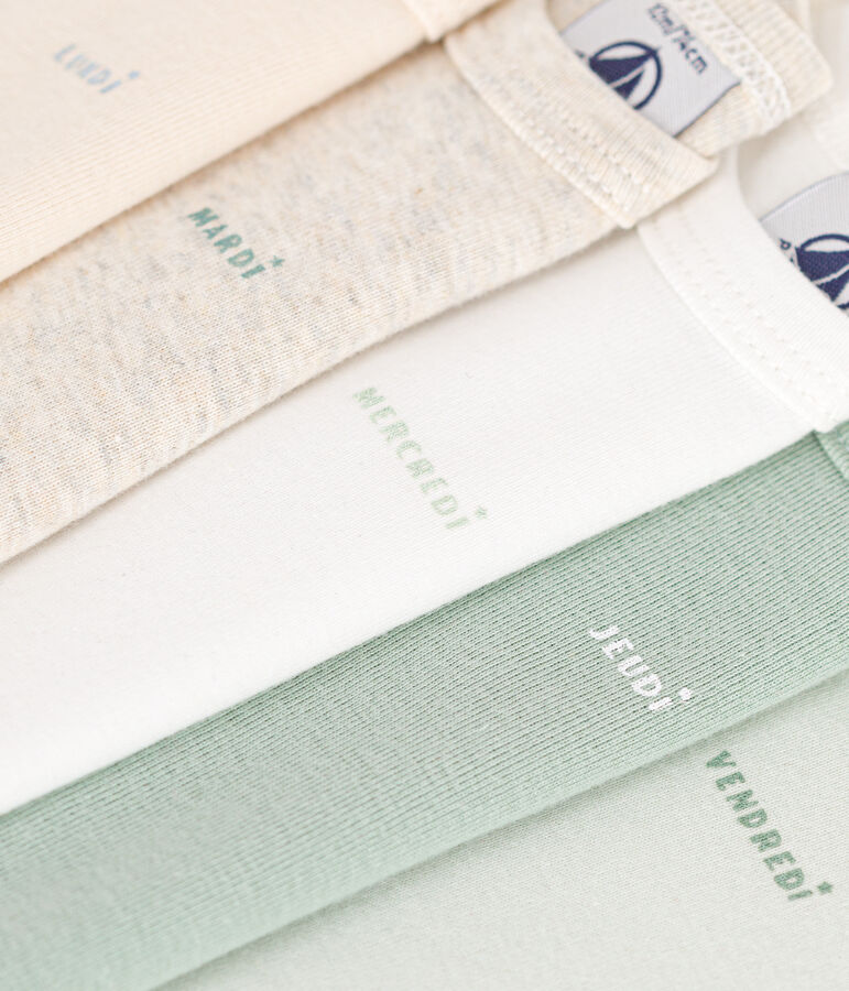 5er-Set lang&auml;rmelige Bodys aus Baumwolle f&uuml;r Babys variante 1