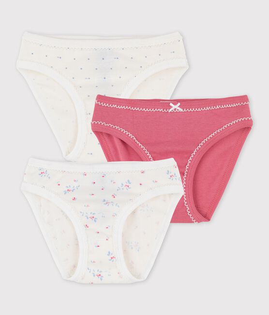 3er-Set Slips aus Baumwolle mit Weihnachtsmotiv für Mädchen variante 1