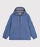 Kurze Damen-Regenjacke blau