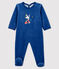 Blauer Baby-Strampler aus Nicki blau MAJOR