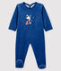 Blauer Baby-Strampler aus Nicki
