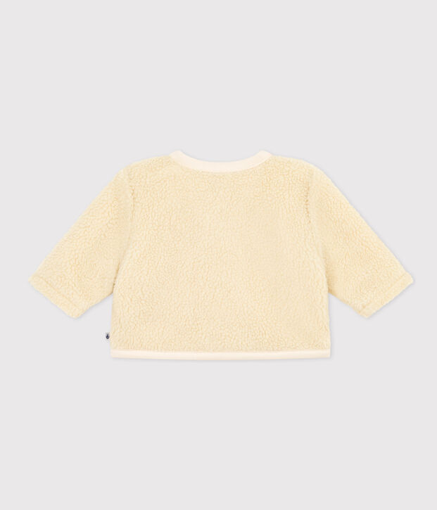 Baby-Jacke aus Sherpa naturfarben