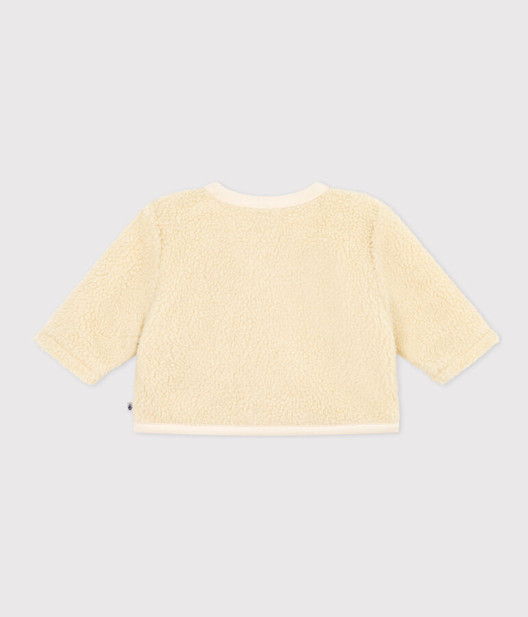 Baby-Jacke aus Sherpa naturfarben