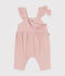 Baby-Latzhose aus Cord rosa SALINE