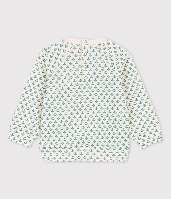 Baby-Sweatshirt aus Doppeljersey weiss AVALANCHE/ BRUT