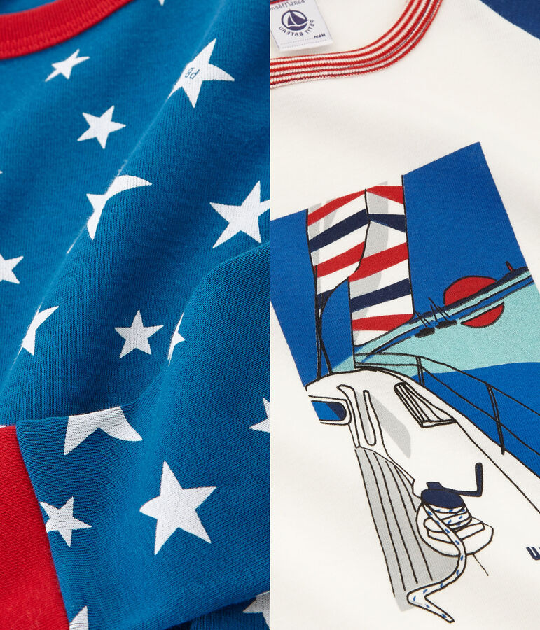 Set aus 2 Pyjamas f&uuml;r kleine Jungen variante 1