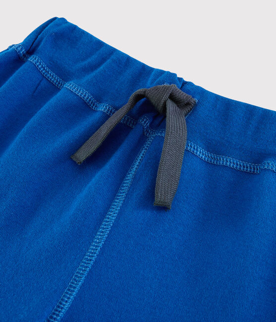 Kinder-Bermuda aus Jersey für Jungen blau SURF