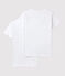 2er-Set kurzärmelige weiße T-Shirts für Jungen variante 1