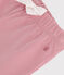 Baby-Shorts aus einfarbiger Baumwolle rosa CHARME