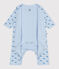 Baby-Bodyjama ohne Füßchen aus Baumwolle mit Wal-Motiv blau TOUDOU/ ALASKA