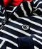 Baby-Kapuzensweatshirt für Jungen blau SMOKING/weiss MARSHMALLOW