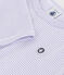 Langärmeliges Baby-T-Shirt aus Baumwolle mit Streifen weiss SQUAW/ MARSHMALLOW