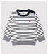 Gestreiftes Baby-Sweatshirt aus Baumwolle für Jungen