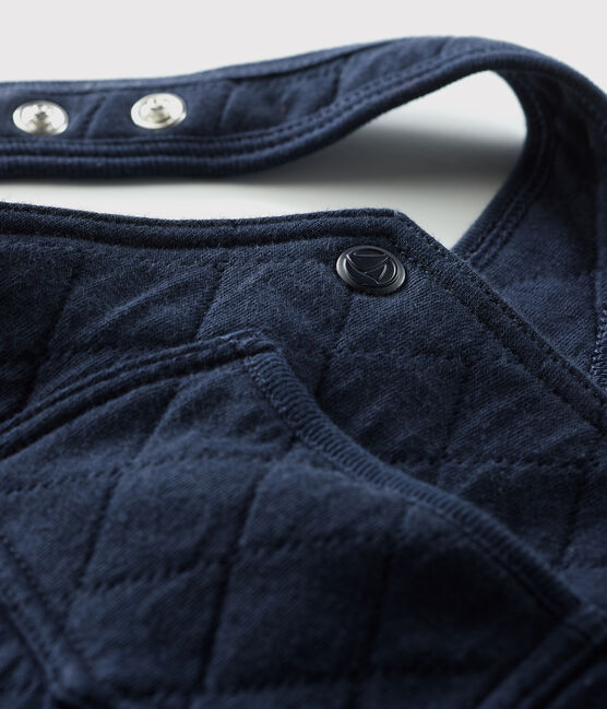 Lange Baby-Latzhose für Jungen blau SMOKING