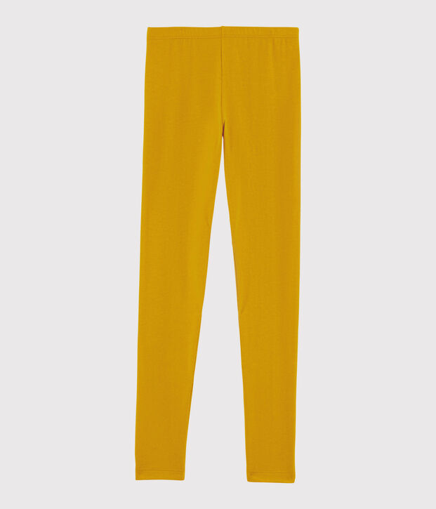 Kinder-Leggings aus Jerseystoff f&uuml;r M&auml;dchen gelb