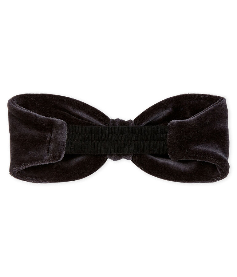 Baby-Haarband f&uuml;r M&auml;dchen grau/gelb