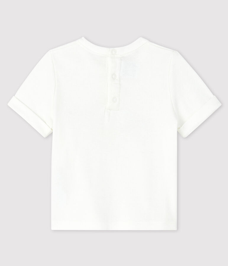 Baby-T-Shirt f&uuml;r Jungen weiss